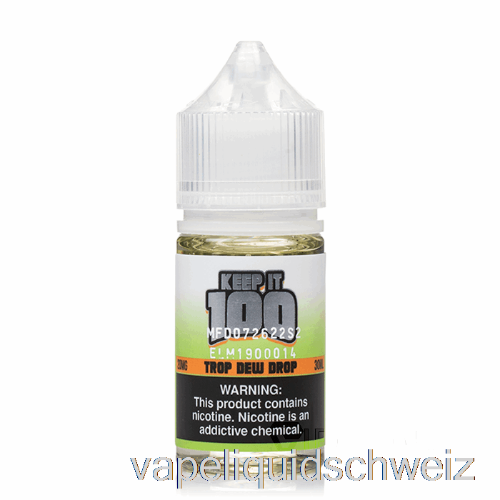 Trop Dew Drop – Keep It 100 Salt – 30 Ml 20 Mg Vape Liquid E-Liquid Schweiz